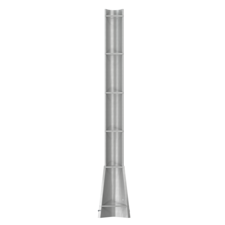 Bon Tool Bon 12-815 Conc Chute, Flared End, Aluminum 16 Foot 12-815